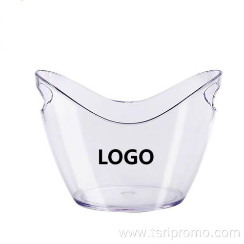 High quality solid transparent ice bucket